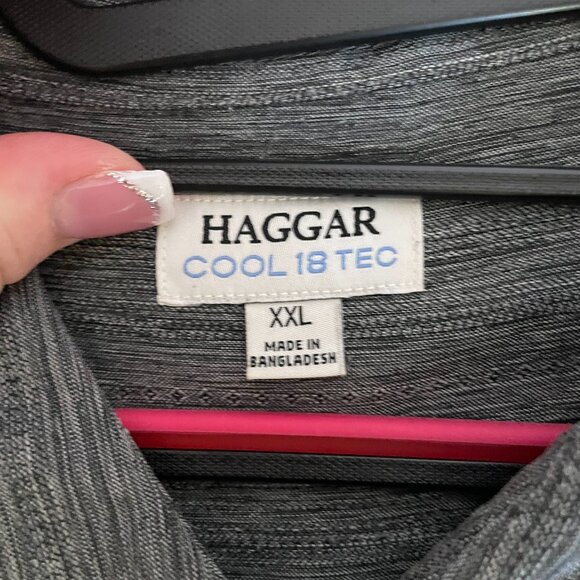 Set of 3 Men's XXL Haggar Short Sleeve Button Down Shirts - Picture 3 of 15